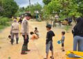 Tim Trauma Healing Polda Riau Berikan Dukungan Psikologi untuk Anak-anak Korban Banjir di Gunung Sahilan