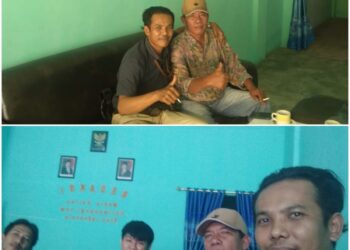 Aliansi Wartawan Bersatu Kunjungi Kantor Redaksi Media Online Harimaupagi