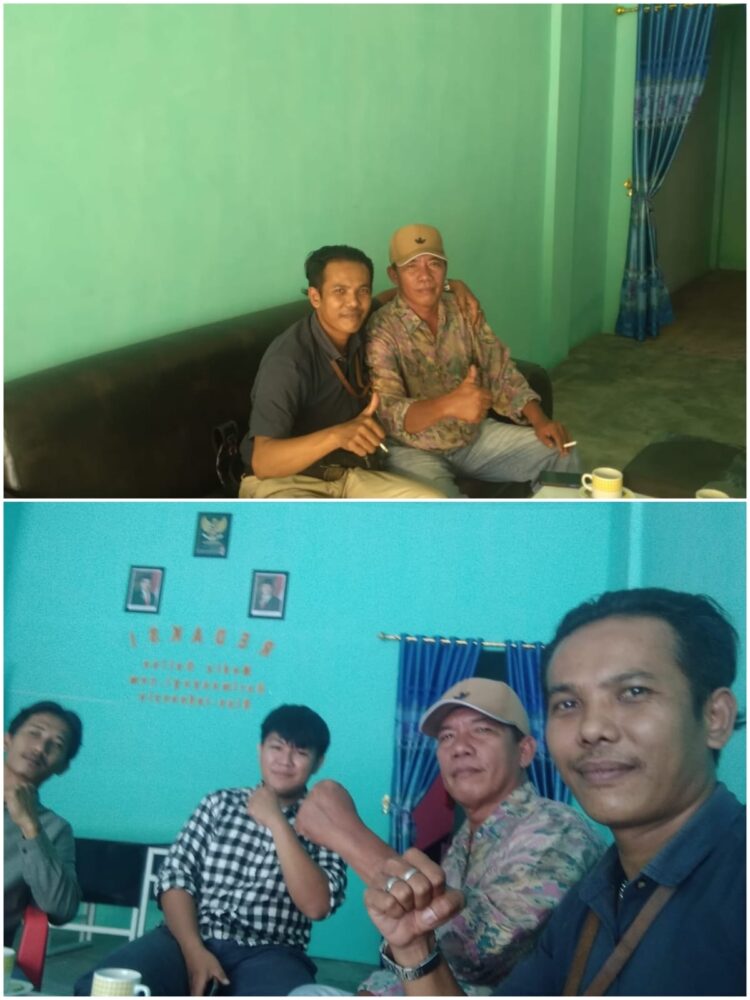 Aliansi Wartawan Bersatu Kunjungi Kantor Redaksi Media Online Harimaupagi