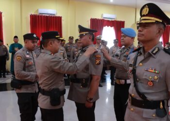 Kapolres Kampar AKBP Ronald Pimpin Sertijab Kapolsek Siak Hulu,