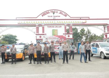 Kapolres Kuansing Pimpin Patroli Skala Besar Antisipasi Gangguan Kamtibmas