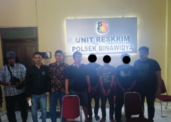 Polres Kuansing Ungkap Tindak Pidana Pengeroyokan Dilakukan Sopir Bus ALS di Jalan Proklamasi