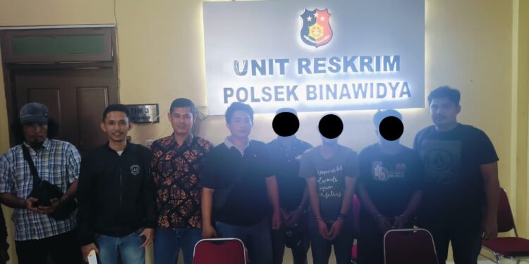 Polres Kuansing Ungkap Tindak Pidana Pengeroyokan Dilakukan Sopir Bus ALS di Jalan Proklamasi