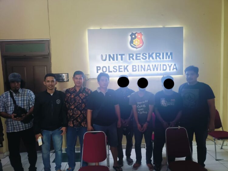 Polres Kuansing Ungkap Tindak Pidana Pengeroyokan Dilakukan Sopir Bus ALS di Jalan Proklamasi