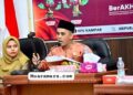 KPU Kampar Pleno Terbuka Penetapan Bupati dan Wakil Bupati Kampar Ahmad Yuzar – Misharti  Periode 2025 – 2030