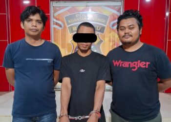 Tim Mata Elang Satresnarkoba Polres Kuansing Bekuk Pengedar Sabu di Desa Sumber Datar