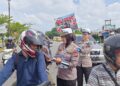 Dirlantas Polda Riau Gencar Melaksanakan Kegiatan Edukasi Di Hari Ke-2 Lancang Kuning