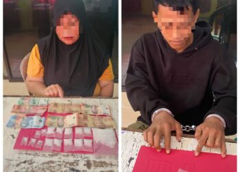 Polsek Kampar Kiri Ungkap Dua Orang Kasus Narkoba 17 Hram BB diamankan