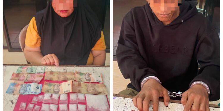 Polsek Kampar Kiri Ungkap Dua Orang Kasus Narkoba 17 Hram BB diamankan