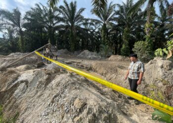 Polres Kampar Berhasil Bongkar Praktik Penambangan Ilegal di Desa Padang Luas, 3 Orang Operator dan 1 Unit Excavator Diamankan