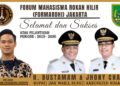 FORUM MAHASISWA ROKAN HILIR (FORMAROHI) JAKARTA Ucapan Selamat atas Pelantikan Bupati dan Wakil Bupati Rokan Hilir, H. Bustamam & Jhony Charles Periode 2025-2030