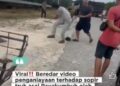 SADIS” Warga GS 3 Supir Mobil Colt Disel Muatan Sawit, Di Aniaya dan Mobil Dibakar di Minas