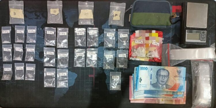 Puluhan Paket Sabu Siap Edar Diamankan dari Residivis