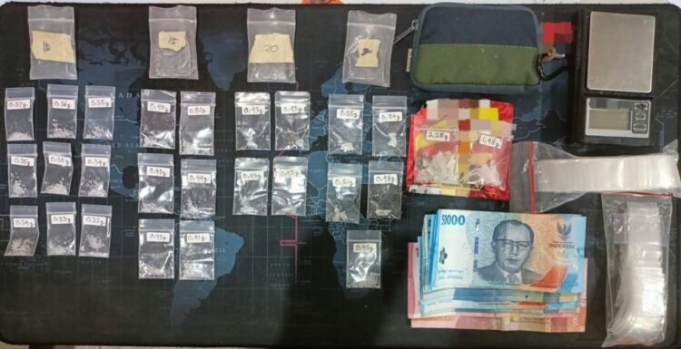 Puluhan Paket Sabu Siap Edar Diamankan dari Residivis
