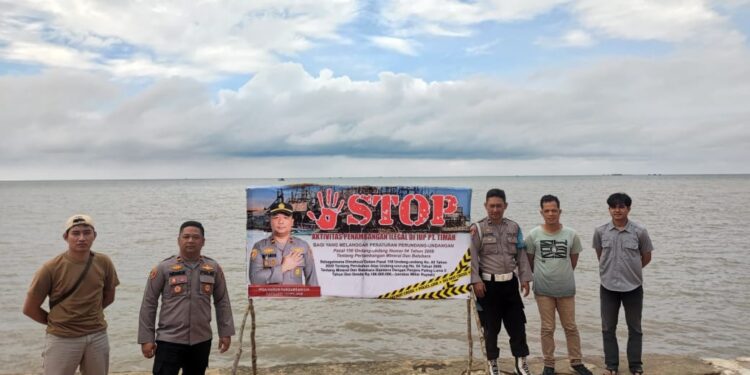 Masyarakat Apresiasi Polsek Tempilang Menyikapi Ponton Liar Pantai Wisata Pasir Kuning