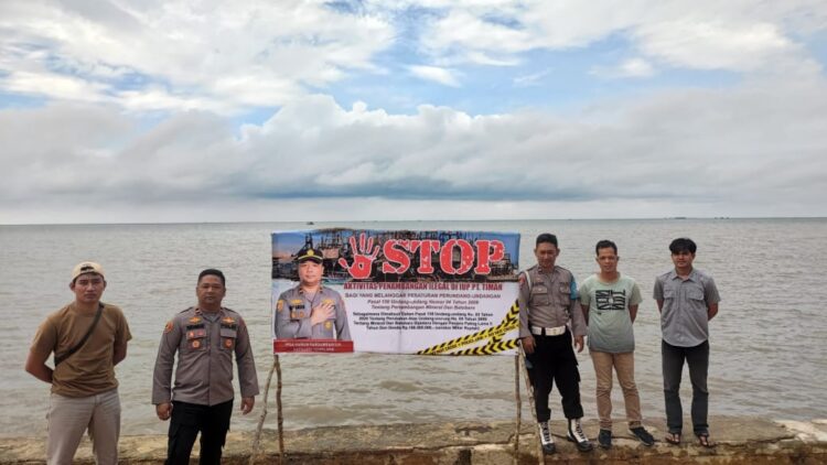 Masyarakat Apresiasi Polsek Tempilang Menyikapi Ponton Liar Pantai Wisata Pasir Kuning