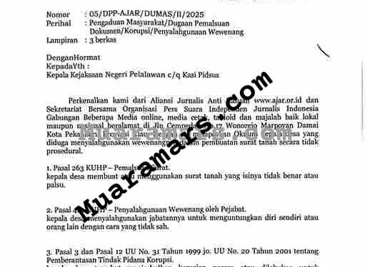Dugaan Kredit Fiktif di Bank BUMN”, SKGR Tanpa Objek Tanah Jadi Agunan