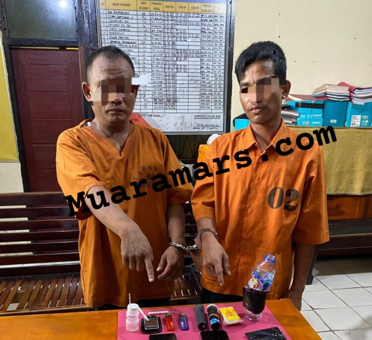 Unit Reskrim Polsek Tapung Sikat Dua Orang Pengedar Shabu – Shabu