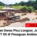 Hujan Deras Picu Longsor, Jalan PT IIS di Pesaguan Amblas