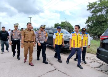 Pastikan Keamanan Pemudik, Dirlantas Polda Riau Tinjau Jalur Mudik di Pelalawan