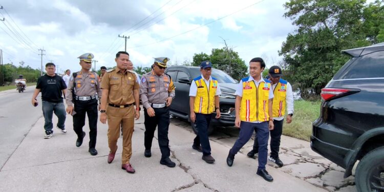 Pastikan Keamanan Pemudik, Dirlantas Polda Riau Tinjau Jalur Mudik di Pelalawan