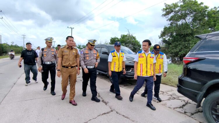 Pastikan Keamanan Pemudik, Dirlantas Polda Riau Tinjau Jalur Mudik di Pelalawan