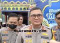 Kapolres Muarojambi AKBP Heri Supriawan memastikan kondisi jalan tol bayung lincir tempino (Baleno) sudah siap dilewati