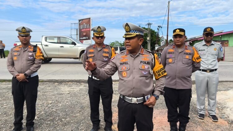 Dirlantas Polda Riau dan Istansi Terkait Pantau Arus Mudik Hari Ke-3 Idul Fitri 1446 H