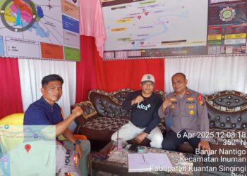 Polres Kuansing Laksanakan Supervisi Dan Asistensi Sitkamtibmas Di Pos Yan Pasar Inuman Ops Ketupat 2025