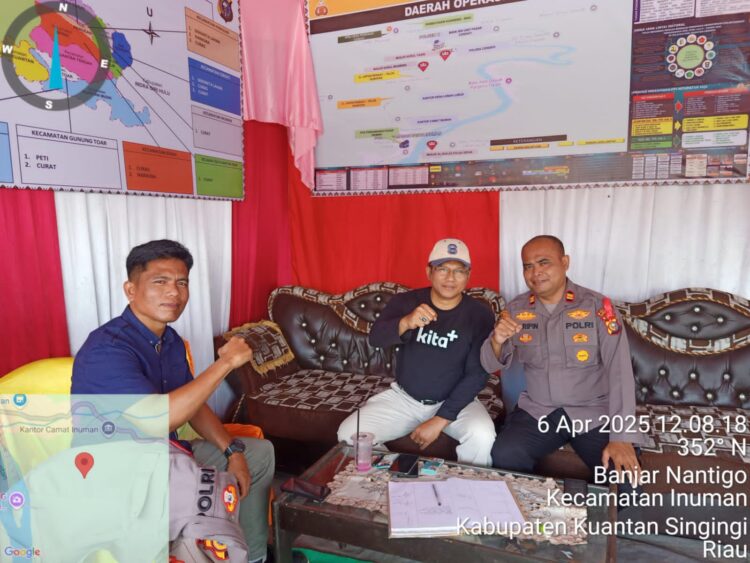 Polres Kuansing Laksanakan Supervisi Dan Asistensi Sitkamtibmas Di Pos Yan Pasar Inuman Ops Ketupat 2025