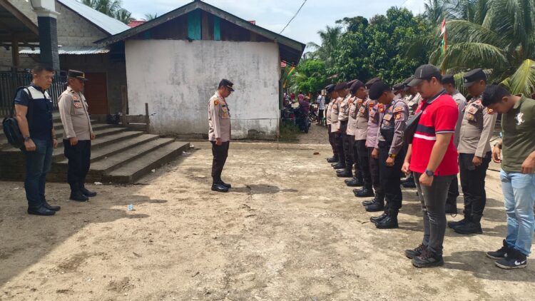 Polsek Cerenti Apel Pengamanan Festival Pacu Jalur Event Silaturahmi Idulfitri 1446 H