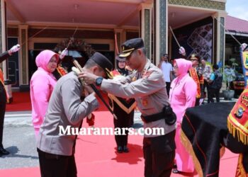Pisah Sambut Kapolres Kampar Berjalan Lancar dan Kitmad
