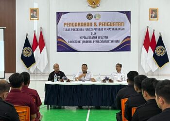 Lapas Kelas IIA Pekanbaru menerima kunjungan dari Direktur Kepatuhan Internal Direktorat Jenderal Pemasyarakatan