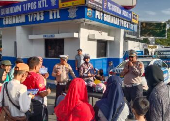 Sukseskan CFD Pekanbaru, Ditlantas Polda Riau Gelar Kampanye Keselamatan Berlalu Lintas