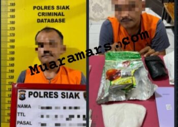 Polres Siak Ungkap Kasus Peredaran Narkotika Jenis Shabu Seberat 217,96 Gram