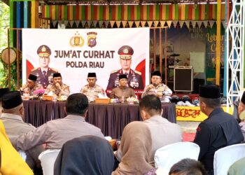 Polda Riau gelar program rutin Jumat Curhat” Pembuatan SIM Gratis itu Informasi Hoax