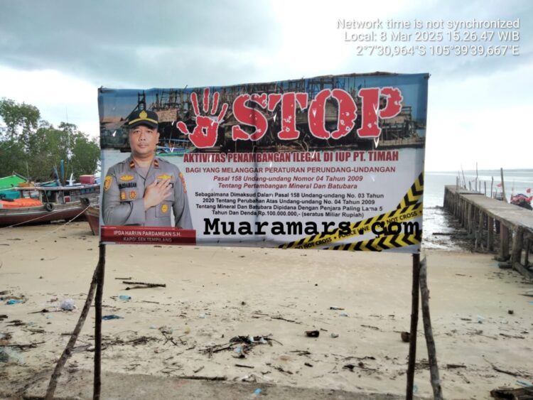 Topeng IUP kerja di area PT timah penambang liar mulai beraksi ngibulin aparat” pasal 158 undang undang nomor 4 tahun 2009 Diabaikan
