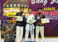 Personil polres Kuansing Raih Medali Perunggu di Kejuaraan Ajeng Karate Festival Riau Open 2025