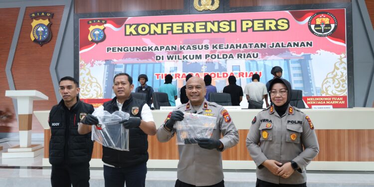 Polda Riau Amankan Pelaku Kejahatan Jalanan