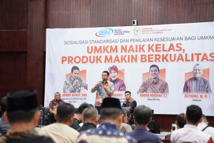 Hendry Munief dan BSN gelar Sosialisasi Standarisasi Produk, Targetkan UMKM Naik Kelas