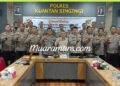 Rorena Polda Riau Gelar Supervisi Penggunaan Anggaran Semester I Tahun 2025 di Polres Kuansing
