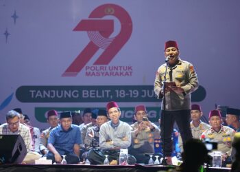 Polda Riau Gelar Bakti Religi dan Peduli Lingkungan di Tanjung Belit” UAS Sampaikan Pesan Mendalam
