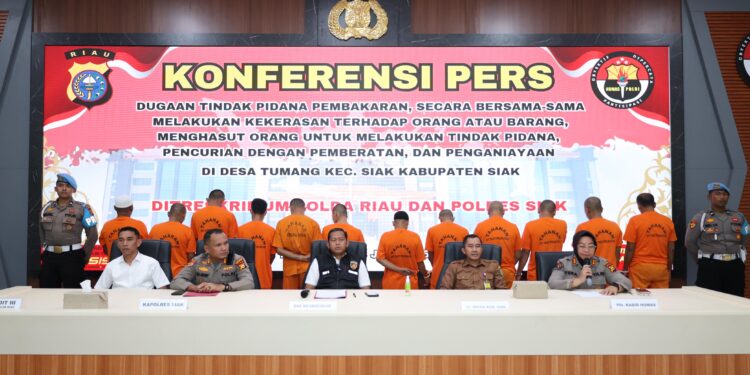 Polda Riau Tetapkan 13 Tersangka Terkait Kerusuhan di PT. SSL