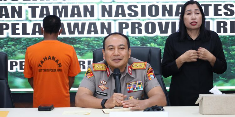 Polda Riau Tangkap Penjual Lahan di Hutan Tesso Nilo