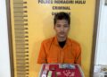 Penggrebekan di Kampung Dagang Rengat, 23 Paket Narkoba Disita, Satu Tersangka Diborgol