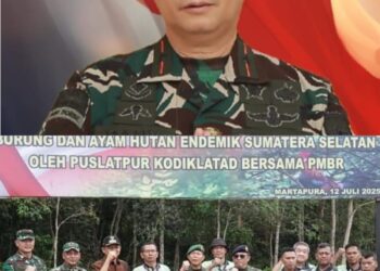 Brigjen TNI Dany Rakca, S.A.P., M.Han Secara Resmi Menutup Pendidikan Dasar Militer dan  SPPI Danpuslatpur Di Baturaja