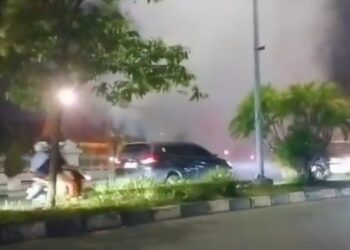 Dikabarkan”, Rumah Dinas Gubernur Riau Terbakar