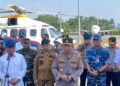 Kapolri Patroli Udara Tinjau Karhutla Di Riau