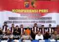 Ditreskrimsus Polda Riau Konfrensi Pers Penangkapan 9,75 Ton Beras dari Distributor Beras Oplosan