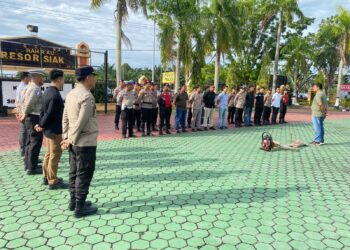 Polres Siak Gelar Patroli Gabungan Antisipasi C3, Laka Lantas, dan Karhutla di Sejumlah Titik Rawan